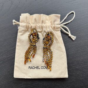 Rachel Comey Amber and Black Dangle Earrings